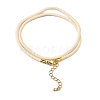 Nylon Milan Cord Necklace Making MAK-M028-01G-23-2