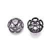 UV Plated ABS Bead Caps OACR-D316-04B-01-1