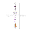 Snowflake Faceted Glass Suncatchers PW-WG24776-01-1