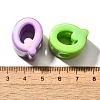 UV Plating Opaque Acrylic European Beads SACR-Z007-01Q-3