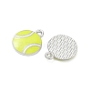 Tennis Alloy Enamel Pendants AL-CBA292F-02A-P-2