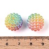 Imitation Pearl Acrylic Beads OACR-T004-15mm-17-2