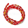 Transparent Electroplate Glass Beads X1-GLAA-K064-05A-AB01-2