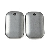 Electroplated Synthetic Non-Magnetic Hematite Pendants G-C136-05H-1
