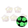 Luminous Transparent Resin Beads RESI-B039-17B-1