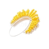 Glass Seed Beaded Pendants PALLOY-MZ01260-01-4