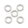 SHEGRACE Brass Spring Gate Rings XGRQ58053-763P-1