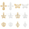 SUPERFINDINGS 72Pcs 12 Style Brass Charms KK-FH0005-78-1