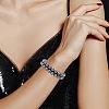 Synthetic Hematite Braided Bead Bracelet BJEW-SW00001-18-6