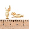 Brass Enamel Pendants KK-B157-20G-03-3