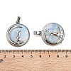 Opalite Flat Round Pendants FIND-A043-11P-3