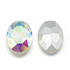 Pointed Back Glass Rhinestone Cabochons RGLA-T080-8x10mm-05-2