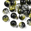 Transparent Crackle Acrylic Beads CACR-N002-12A-2