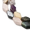 Natural & Synthetic Mixed Gemstone Beads Strands G-A279-B02-01-4