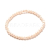 Faceted Glass Rondelle Beads Stretch Bracelet for Kid BJEW-JB06807-16-1