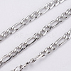 304 Stainless Steel Figaro Chains CHS-F005-08P-1