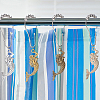 AHADEMAKER 16Pcs Iron Shower Curtain Rings for Bathroom AJEW-GA0004-56-6