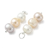 Natural Cultured Freshwater Pearl Pendants PALLOY-JF05323-3
