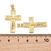 Easter Brass Micro Pave Clear Cubic Zirconia Pendants CU-CBADC6C-09G-02-3