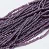 Faceted Rondelle Glass Beads Strands LS-GLAA-M028-2mm-A02-1