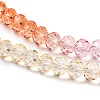 Transparent Painted Glass Beads Strands DGLA-A034-T8mm-A20-3