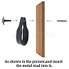 PU Leather Drawer Handles FIND-WH0290-10A-AB-6