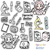 Plastic Stamps DIY-WH20018-0352-1