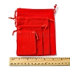 30Pcs Rectangle Velvet Pouches TP-FS0001-02D-5