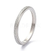 2mm Matte Plain Dome Finger Ring for Girl Women RJEW-C012-01A-P-3