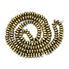 Electroplate Non-magnetic Synthetic Hematite Beads Strands G-S352-58-2