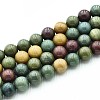 Natural Quartz Beads Strands G-N355-8mm-28-1