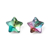 Electroplate Glass Charms GLAA-H104-A-2