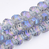 Electroplate Glass Beads Strands EGLA-T018-01-2