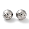 Non-Tarnish 304 Stainless Steel Beads Hand Polished STAS-M057-22P-1
