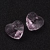 Romantic Valentines Ideas Glass Charms G030V14mm-02-2