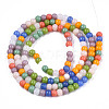 Opaque Glass Beads Strands GLAA-T006-10B-2