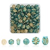 6 Style Plating Acrylic Beads PACR-FS0001-01-1
