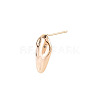 Brass Earring Findings KK-S356-441-NF-2