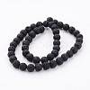 Natural Lava Rock Beads Strands X-G434-1B-2