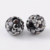 Grade A Rhinestone Pave Disco Ball Beads RB-Q105-2-1