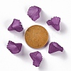 Frosted Acrylic Bead Caps MACR-S371-10A-743-4