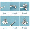 SUNNYCLUE DIY Shell Dangle Earring Making Kits FIND-SC0001-70-4