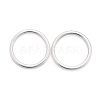 Brass Linking Rings KK-Y003-03E-S-2
