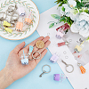SUPERFINDINGS DIY Imitation Bubble Tea Charm Keychain Making Kit DIY-FH0005-20-3