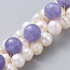 Natural Quartz(Dyed) Beads Bracelets BJEW-JB04604-05-2