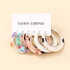 Acrylic Hoop Earrings FS-WG995C7-03-1