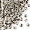 100Pcs Crackle Transparent Glass Beads GLAA-TADJ0001-12B-1