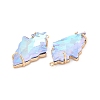 K9 Glass Pendants KK-E071-01KCG-4