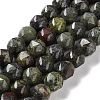 Natural Dragon Blood Beads Strands G-NH0021-A10-01-1