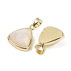 Natural Yellow Quartz Pendants G-O176L-12G-2